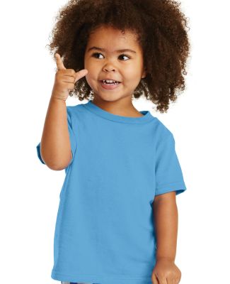 Port & Company CAR54T Toddler Core Cotton Tee in Aquatic blue