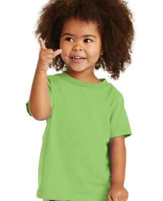 Port & Company CAR54T Toddler Core Cotton Tee in Lime