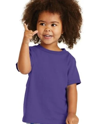Port & Company CAR54T Toddler Core Cotton Tee in Purple