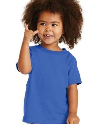Port & Company CAR54T Toddler Core Cotton Tee in Royal