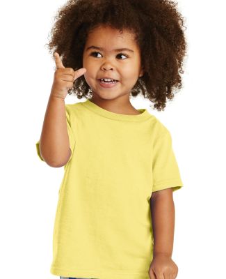 Port & Company CAR54T Toddler Core Cotton Tee in Yellow