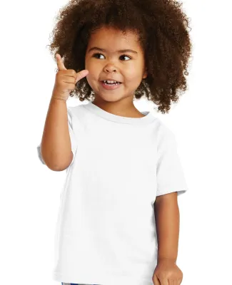 Port & Company CAR54T Toddler Core Cotton Tee White