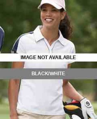A44 adidas Golf Ladies ClimaLite® Colorblock  Black/White