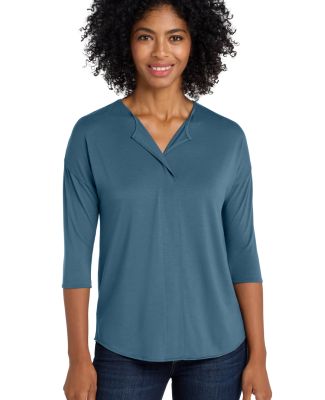 242 LK5433 Port Authority Ladies Concept 3/4-Sleev in Dusty blue