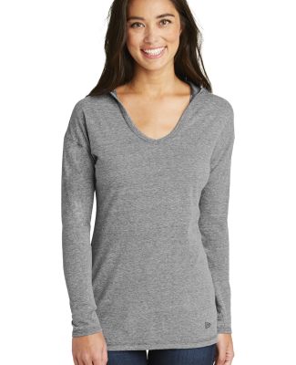 LNEA131 New Era Ladies Tri-Blend Performance Pull in Shadow grey
