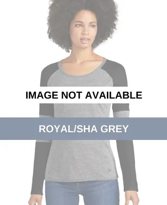 1001 LNEA132 New Era  Ladies Tri-Blend Performance Royal/Sha Grey