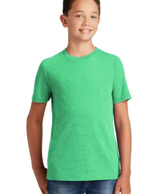 DT130Y District Made  Youth Perfect Tri  Crew Tee Green Frost