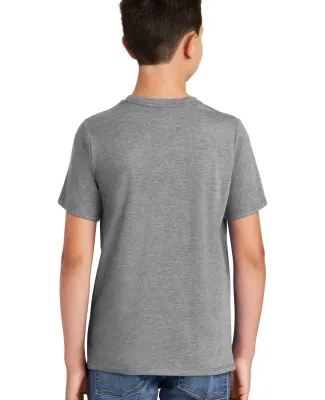 DT130Y District Made  Youth Perfect Tri  Crew Tee Grey Frost