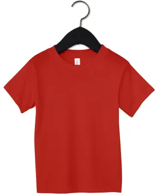 Bella + Canvas 3001T Toddler Tee in Red