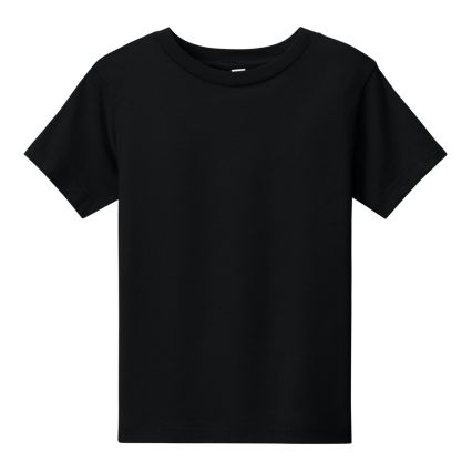 Bella + Canvas 3001T Toddler Tee in Solid black blend