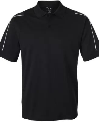 A76 adidas Golf Mens ClimaLite® 3-Stripes Cuff Po Black/ White