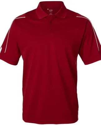 A76 adidas Golf Mens ClimaLite® 3-Stripes Cuff Po Power Red/White