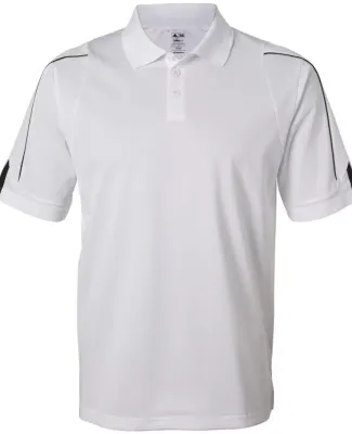 A76 adidas Golf Mens ClimaLite® 3-Stripes Cuff Po White/ Black