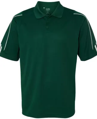 A76 adidas Golf Mens ClimaLite® 3-Stripes Cuff Po Collegiate Green/ White