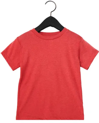 3413T Bella + Canvas Toddler Triblend Short Sleeve in Red triblend