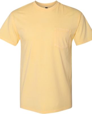 Next Level 7415 Inspired Dye Pocket Crew in Blonde