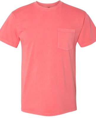 Next Level 7415 Inspired Dye Pocket Crew in Guava