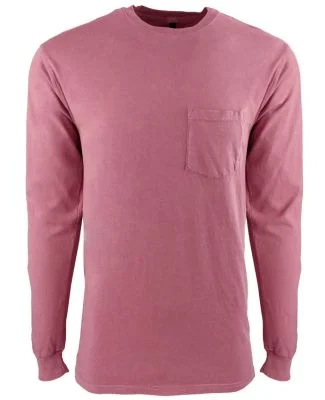Next Level 7451 Inspired Dye Long Sleeve Pocket Cr in Smoked paprika
