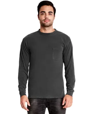 Next Level 7451 Inspired Dye Long Sleeve Pocket Cr in Shadow