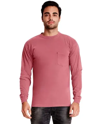 Next Level 7451 Inspired Dye Long Sleeve Pocket Cr in Smoked paprika