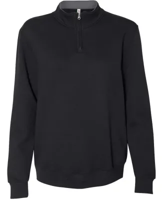 50 LSF95R Women's SofSpun® Quarter-Zip Sweatshirt Black
