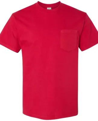 Gildan H300 Hammer Short Sleeve T-Shirt with a Poc SPRT SCARLET RED