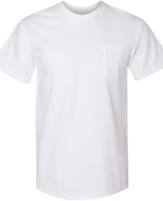 Gildan H300 Hammer Short Sleeve T-Shirt with a Poc WHITE