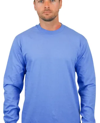 Gildan H400 Hammer Long Sleeve T-Shirt in Flo blue