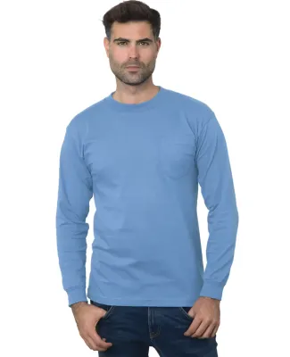301 3055 Union-Made Long Sleeve T-Shirt with a Poc Carolina Blue