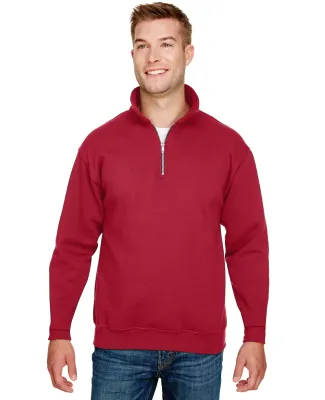 301 920 USA-Made Quarter-Zip Pullover Sweatshirt Cardinal