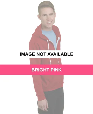 301 875 Unisex Full Zip Fleece Hoodie Bright Pink