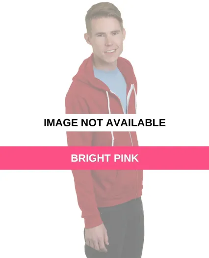 301 875 Unisex Full Zip Fleece Hoodie Bright Pink