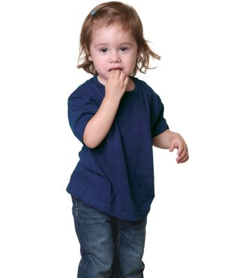 Bayside 4125 Toddler Tee in Dark navy