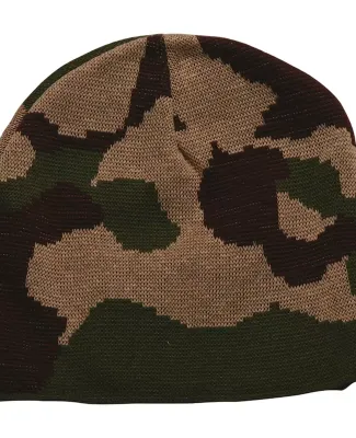 301 3820 USA Made Camouflage Knit Beanie Desert