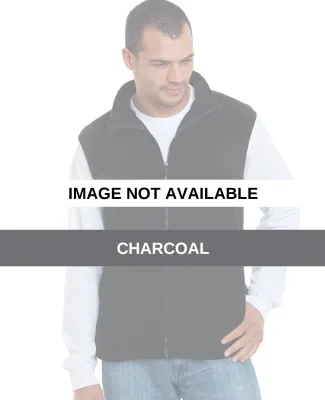 301 1120 Full Zip Fleece Vest Charcoal