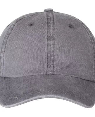 Mega Cap 7601 Pigment Dyed Cotton Twill Cap in Grey