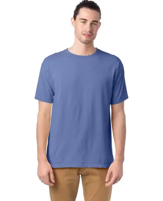 Comfort Wash GDH100 Garment Dyed Short Sleeve T-Sh in Frontier blue