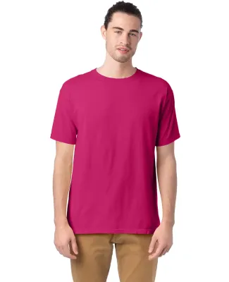 Comfort Wash GDH100 Garment Dyed Short Sleeve T-Sh in Peony pink
