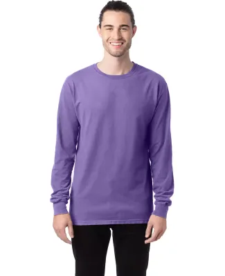 Comfort Wash GDH200 Garment Dyed Long Sleeve T-Shi in Lavender