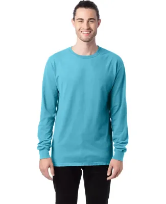 Comfort Wash GDH200 Garment Dyed Long Sleeve T-Shi in Freshwater