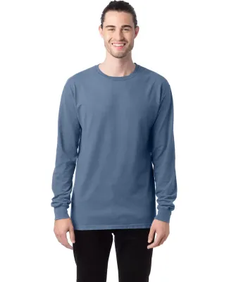 Comfort Wash GDH200 Garment Dyed Long Sleeve T-Shi in Saltwater