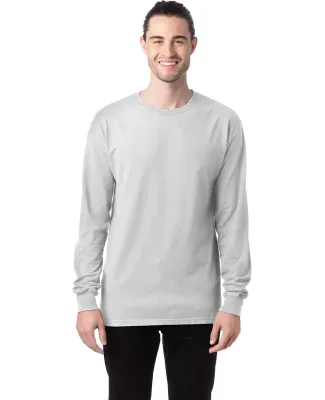 Comfort Wash GDH200 Garment Dyed Long Sleeve T-Shi in White