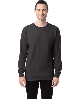 Comfort Wash GDH200 Garment Dyed Long Sleeve T-Shi in New railroad grey