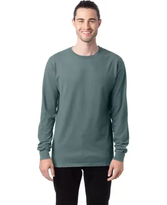 Comfort Wash GDH200 Garment Dyed Long Sleeve T-Shi in Cypress green