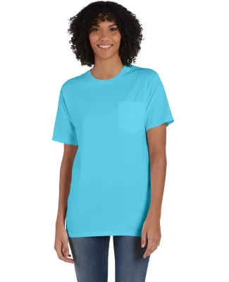 Comfort Wash GDH150 Garment Dyed Short Sleeve T-Sh in Freshwater
