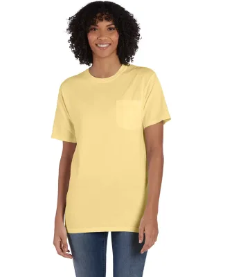 Comfort Wash GDH150 Garment Dyed Short Sleeve T-Sh in Summer squash yellow