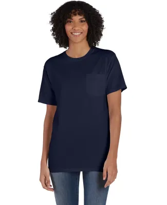 Comfort Wash GDH150 Garment Dyed Short Sleeve T-Sh in Navy