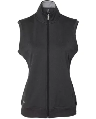 Adidas A272 Women's Full-Zip Club Vest Black Heather