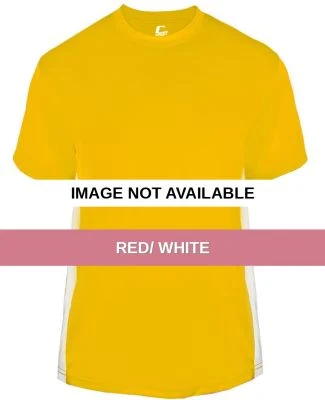 C2 Sport 5250 Colorblock Youth Tee Red/ White