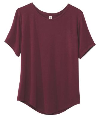 Jerzees 442W Women's Polyester Mesh Sport Shirt in Maroon